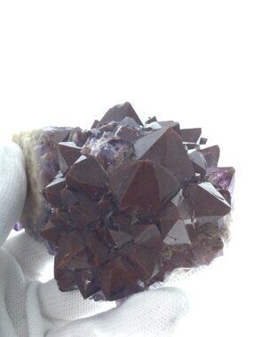 Canadian Hematite Capped Amethyst Mineral Specimen